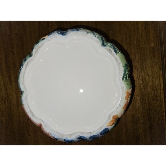 Christmas Patchwork Quilt Tureen Covered Serving Dish Bowl Holiday Decor - Picture 5 of 5